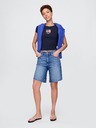 GAP Damen-Crop-T-Shirt Americana GAP