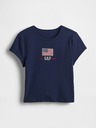 GAP Damen-Crop-T-Shirt Americana GAP
