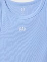 GAP Damen geripptes Top mit Logo Americana GAP