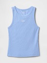 GAP Damen geripptes Top mit Logo Americana GAP