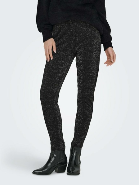 ONLY Schwarze glitzernde Damenhose ONLY
