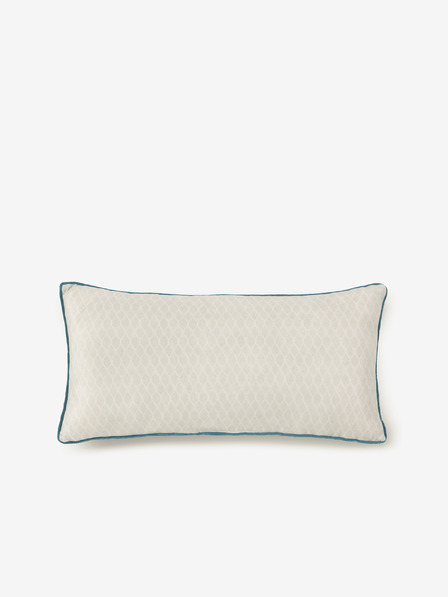 HIP 30 x 60 cm - Blau und cremefarbenes Wendekissen HIP Camunda