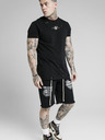 Siksilk Schwarze Herren Jeans-Shorts SikSilk