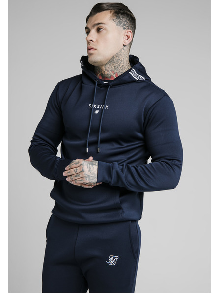 Siksilk Dunkelblauer Herren Hoodie SikSilk