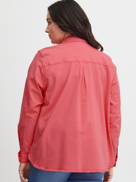 Fransa Rosa Damen Jeanshemd Jacke Fransa