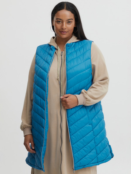 Fransa Blaue Damen Steppweste Fransa