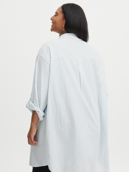 Fransa Blau-weiß gestreiftes Damenshirt Fransa