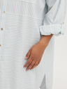 Fransa Blau-weiß gestreiftes Damenshirt Fransa