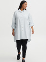 Fransa Blau-weiß gestreiftes Damenshirt Fransa