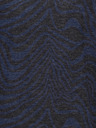 Fransa Dunkelblau gemusterte Damen Strickjacke Fransa