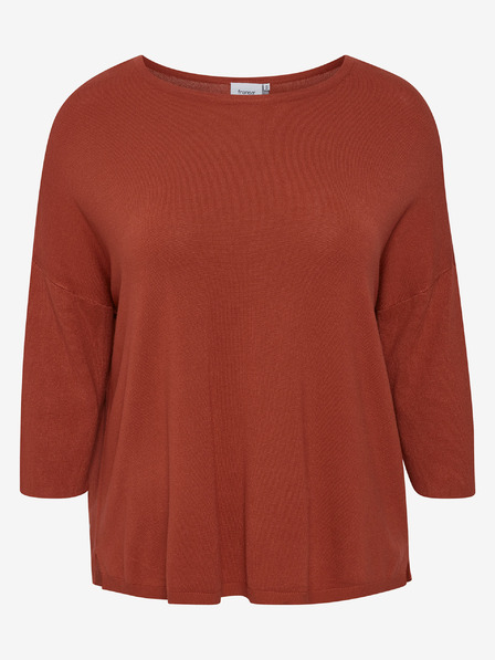 Fransa Ziegelsteinfarbener Fransa-Pullover für Frauen