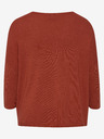 Fransa Ziegelsteinfarbener Fransa-Pullover für Frauen