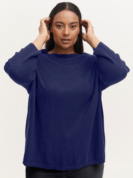 Fransa Dunkelblau Damen Fransa Pullover