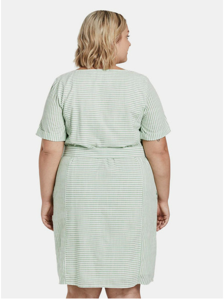 My True Me Tom Tailor Hellgrün Gestreiftes Kleid für Damen My True Me Tom Tailor
