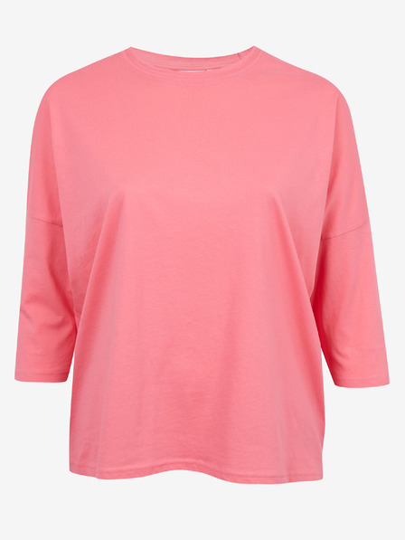 Fransa Rosa Damen-Basic-Shirt Fransa