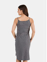Sam 73 Graues Damenkleid mit Krawatte SAM 73