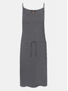 Sam 73 Graues Damenkleid mit Krawatte SAM 73