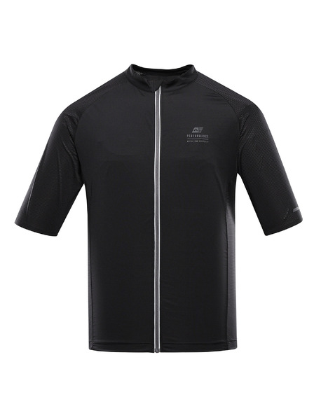 ALPINE PRO Herren-Schnelltrocknungs-Radtrikot ALPINE PRO SAGEN 2 schwarz