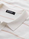Ombre Clothing Herren-Poloshirt aus Viskose mit horizontalen Streifen Ombre Clothing